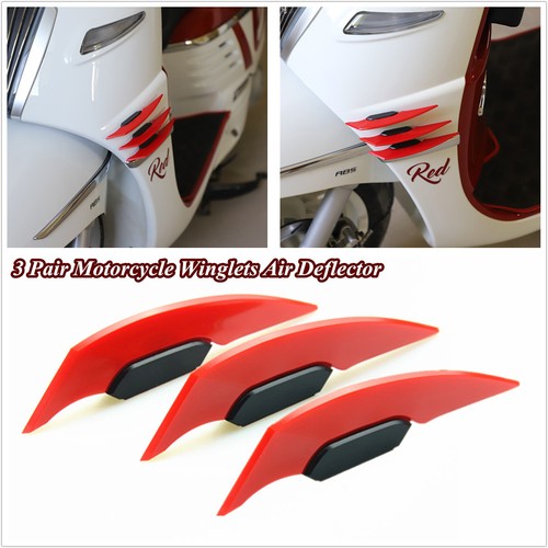 Pair red plastic motorcycle - 3,
