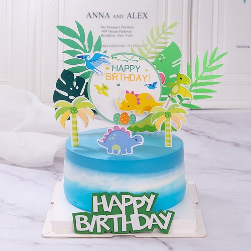 Dinosaur pick cake toppers - dinosaur,