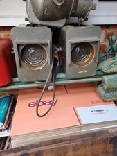 strand patt vintage original x 2 retro theatre/stage lights for restoration 