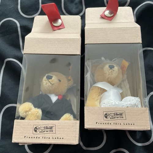 Steiff bride and groom new - bride,