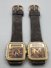 PARTS/REPAIR x2 VINTAGE NOS SEIKO 70s 80s H357-509A ANA-DIGI LCD QUARTZ WATCH