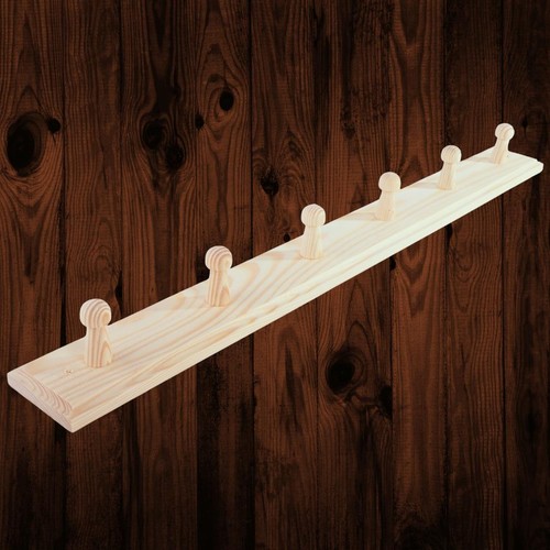 Pegs wooden coat rack wall - pegs,