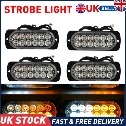 Led amber white - 12, amber&white