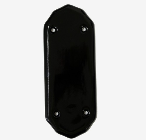 Black ceramic door finger - x,