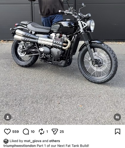 Triumph scrambler 900 stock - scrambler,