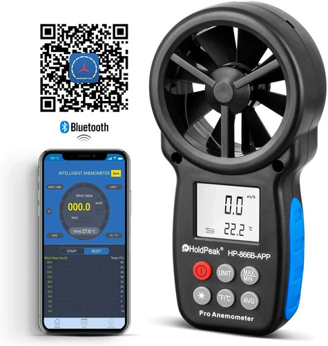 Bluetooth anemometer 30m - anemometer, 0.3-30m/s