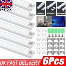 6×1M LED Aluminium Channel