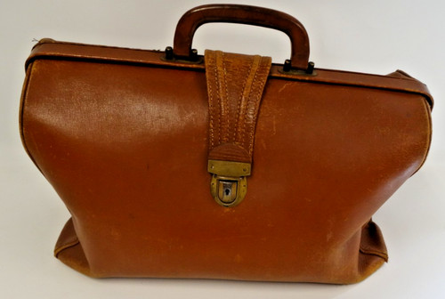 Vintage tan brown leather - tan,