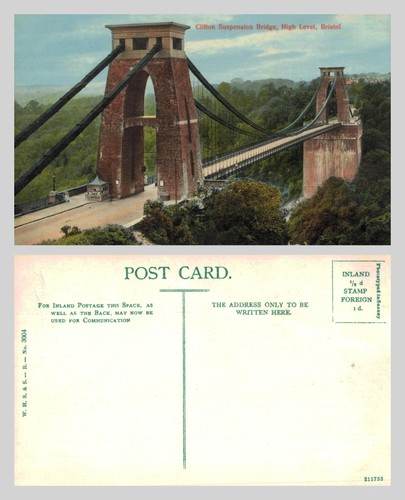 Vintage postcard clifton - -,