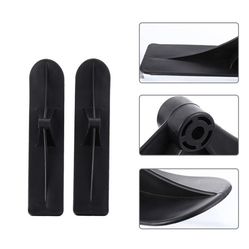 Black durable snow scooter - black,