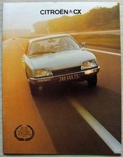 CITROEN CX RANGE Car Sales Brochure Dec 1975   2000 2200 SUPER Pallas SAFARI