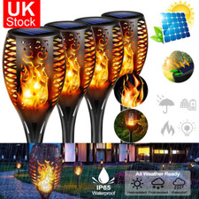 4X Flame Effect Solar Outdoor