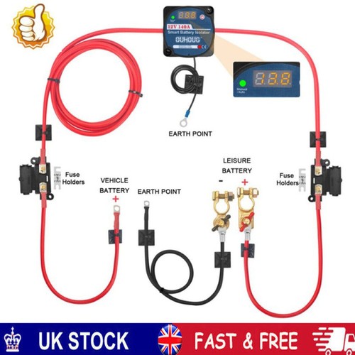 Split charge relay kit - relay, starter