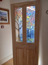 Brand New Stained Glass Internal Door