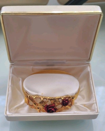Vintage gold plated rose - vintage, 'rose'