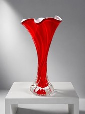 Vintage Ruby Red MCM Cased