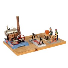 Wilesco Steam Boiler In Scale Model Iron Germany 1980s Original