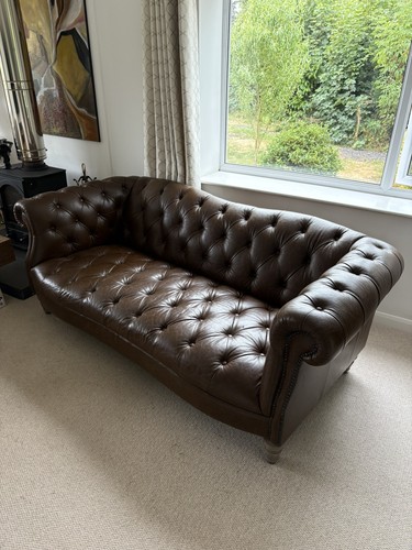 Dfs leather seater - dfs, sofa