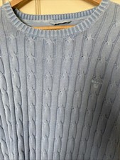 Mens Light Blue Gant Jumper Xl