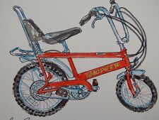 Watercolour painting Chopper