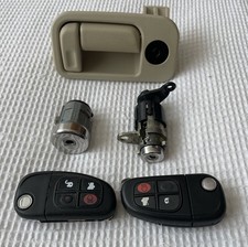 Jaguar X Type Lock Set Complete 01-09 With Keys Petrol Automatic Now W/ Remotes