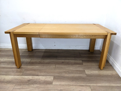 Dining table solid oak - dining,