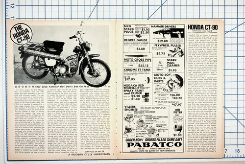 1970s honda motorcycle - ct-90,