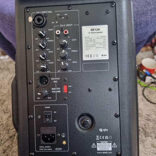 Qtx qx12a speaker - qtx,