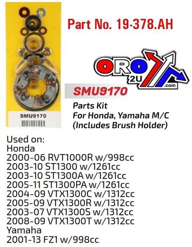 Starter motor repair kit - motor,