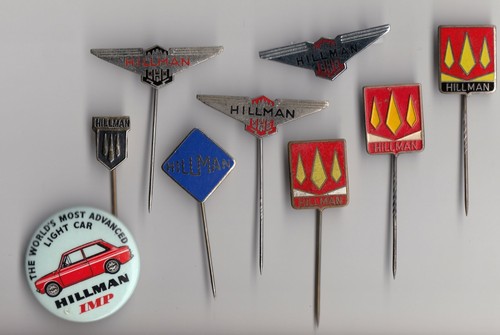 Vintage enamel hillman - vintage,