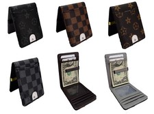 Mens Wallet Money Clip Card