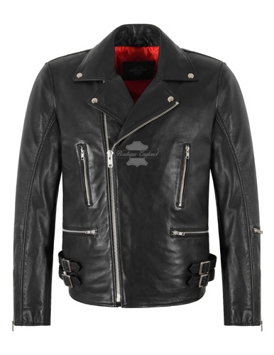 Men brando leather fashion - leather,