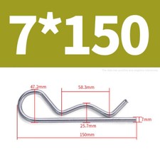 1mm-7mm R Clips For Securing