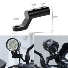 M6/M8 Mirrors Light Extenders Extension Adaptor Black For Yamaha Honda Suzuki T9