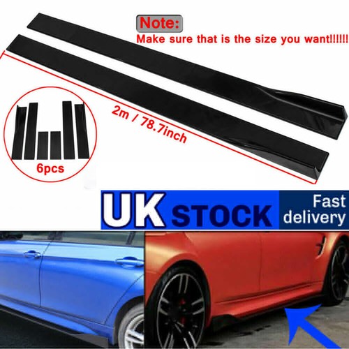 Universal car side skirts - side,