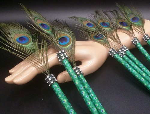 Pcs weddings peacock - 12,