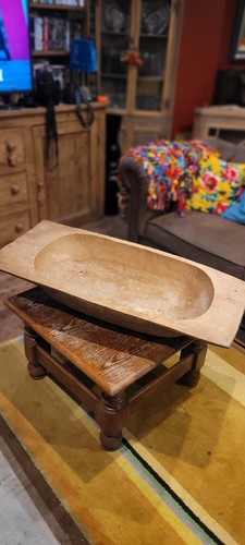 Large antique wooden dough - large,