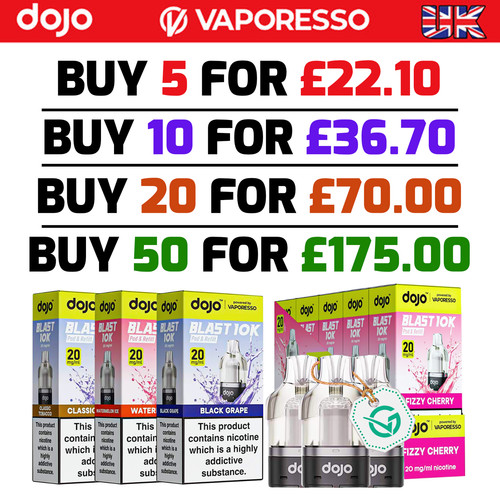 Vaporesso dojo blast - 10k, pods