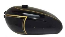 BSA GOLDEN FLASH A10 PLUNGER MODEL BLACK PAINTED STEEL PETROL GAS TANK |Fit For