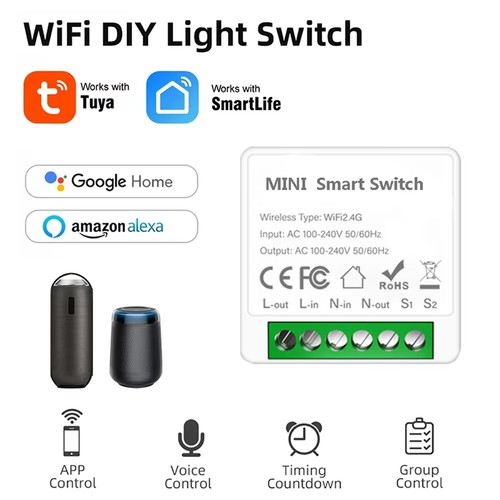 Tuya mini wifi smart switch - mini,