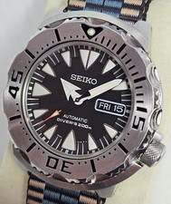 Seiko srp307 black monster 2nd - seiko,