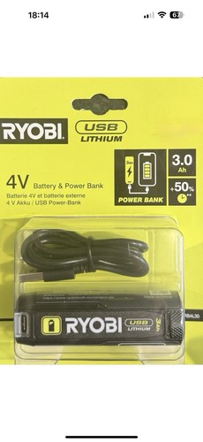 Ryobi rb4l30 usb lithium 4v - ryobi, lithium™