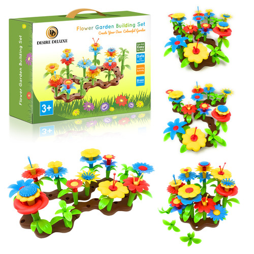 Flower build garden - build, toy