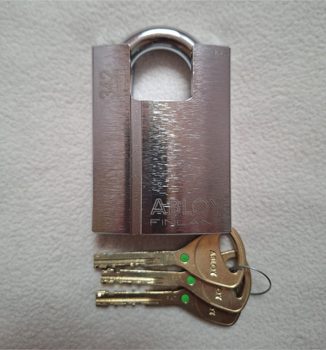 Abloy 342 padlock - abloy, padlock.