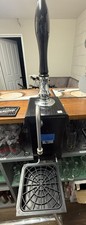 Angram CQ black & chrome Beer pumpBeer engine. Suitable for Man Cave Home Bar