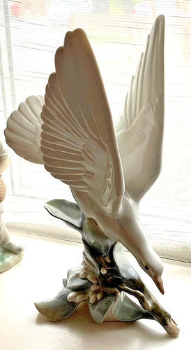 Lladro figurine turtle dove - figurine,