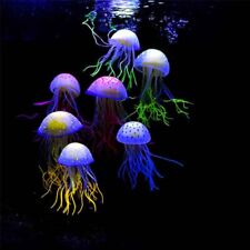 Artificial Jellyfish Tropical Fluorescence Aquarium Fish Tank Landscaping Decor