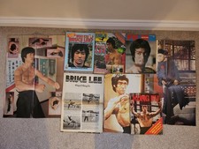 Collection Bruce Lee Kung Fu Magazines Posters Books