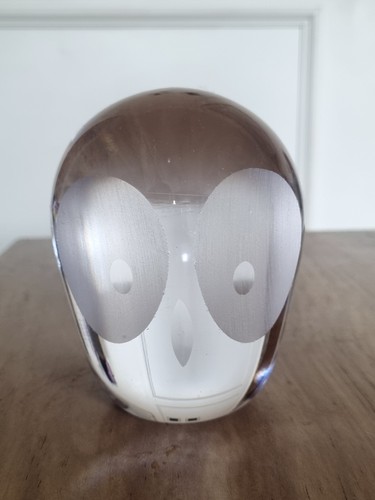 Whitefriars owl paperweight - owl,
