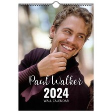 Paul Walker 2026/27 Personalised Calendar | Choose start month
